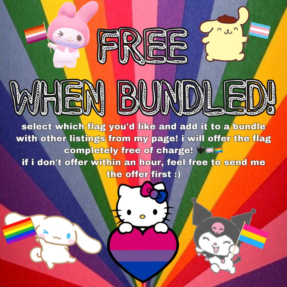 โจFREEโจ LGBTQIA+ Flags (buy as is or get free when bundled!) - Picture 3 of 9